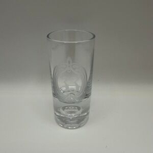 Disney Parks Club 33 Etched Shot Glass Clear Glass Member Exclusive Disneyland